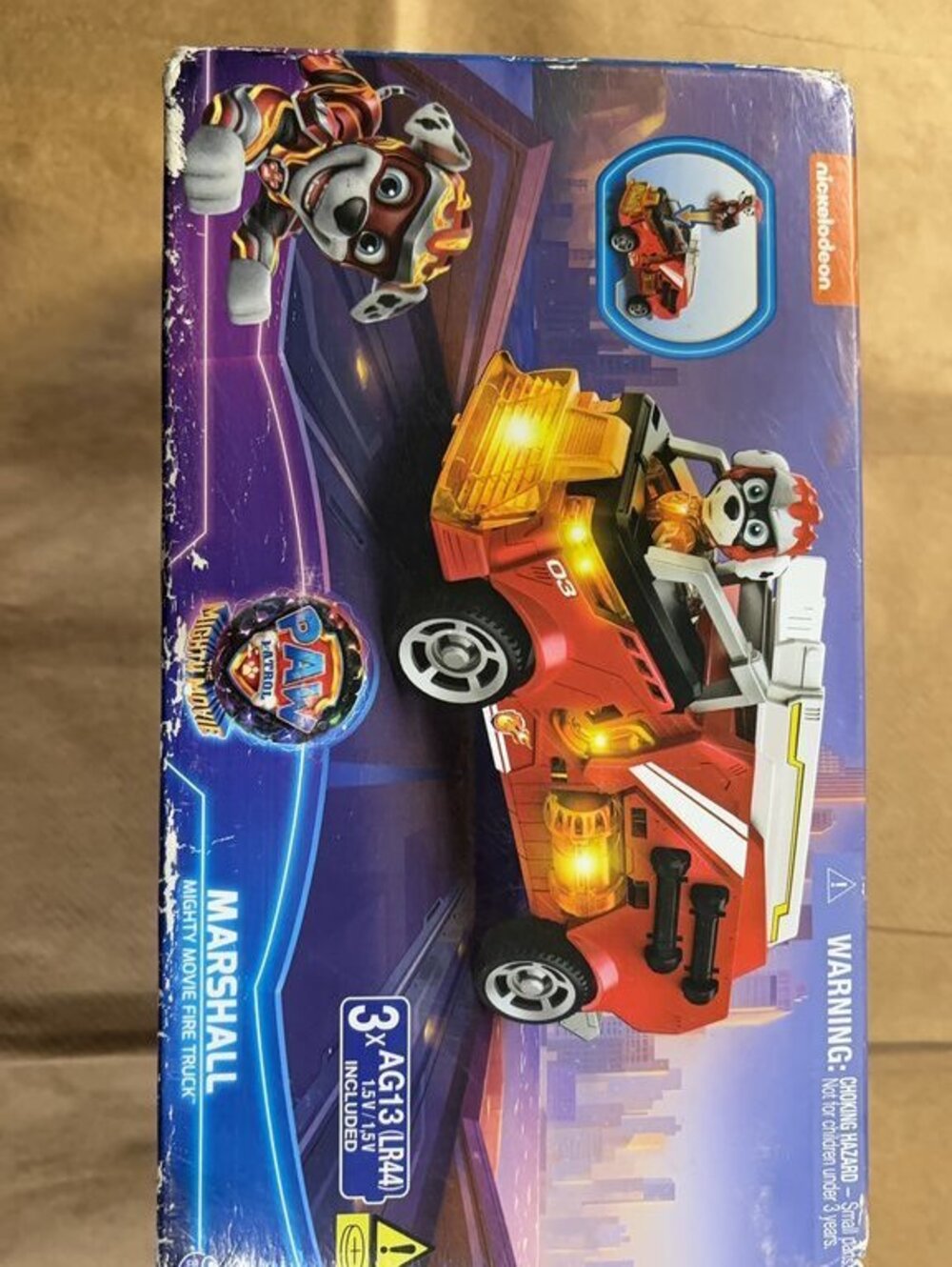 Paw Patrol Mighty Movie Marshall Fire Truck Toy